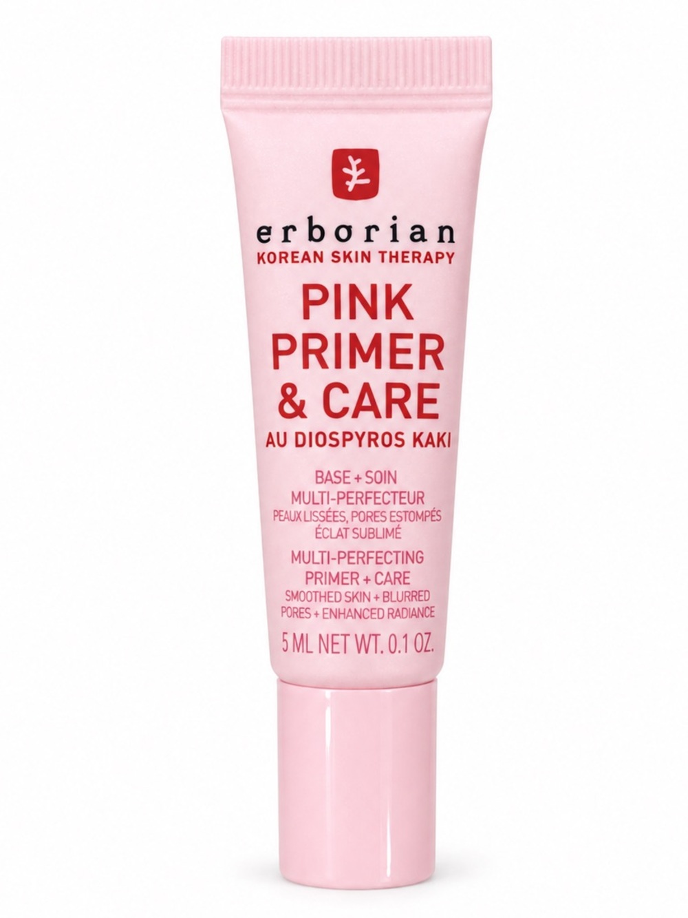 Erborian Pink Primer & Care Multi-perfecting Pore Blurring Primer Mini 5ml NEW